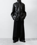 画像をギャラリービューアに読み込む, ssstein(シュタイン)のCUT-OFF MOUTON JACKET - BLACKの公式通販サイトsession福岡セレクトショップ
