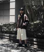 画像をギャラリービューアに読み込む, ssstein(シュタイン)のDOUBLE WEAVE COTTON SHORTS - CREAMの公式通販サイトsession福岡セレクトショップ
