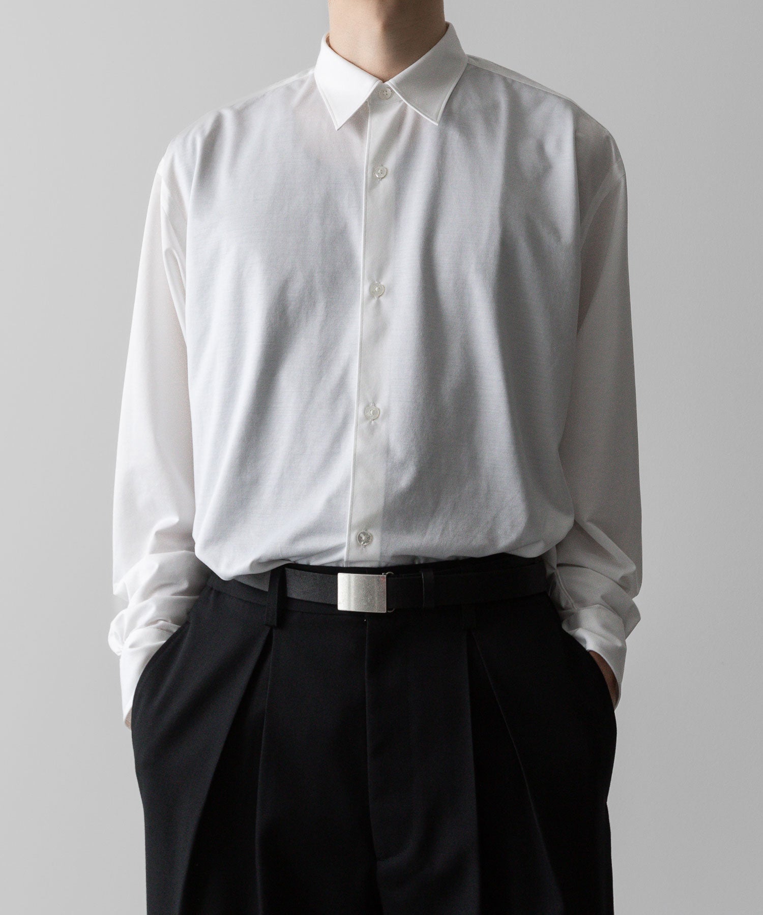 KANEMASA PHIL. カネマサフィルの46G MODEST SHIRT - WHITEの公式通販サイトsession福岡セレクトショップ