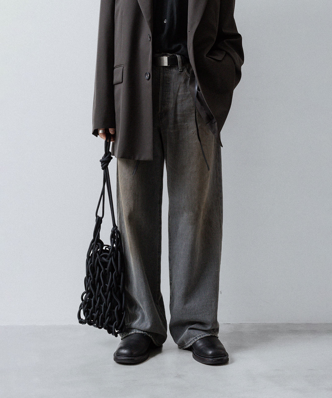ssstein(シュタイン)のLOOSE DENIM JEANS - GREYの公式通販サイトsession福岡セレクトショップ