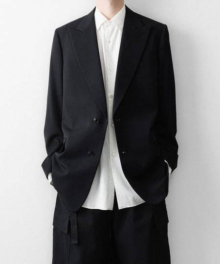 【REVERBERATE】PDL JACKET No.2-PL - BLACK