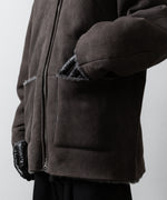 画像をギャラリービューアに読み込む, ssstein(シュタイン)のCUT-OFF MOUTON JACKET - GREY KHAKIの公式通販サイトsession福岡セレクトショップ
