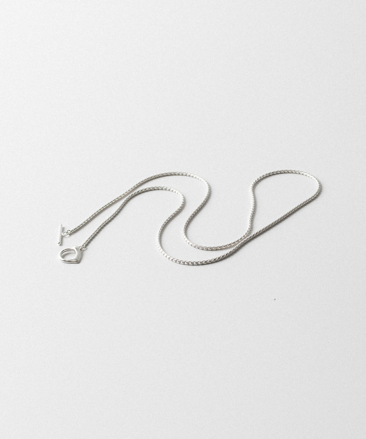 THE OBJECT - ザオブジェクトのSEVERUS HEART CLASP NECKLACEのSILVER公式通販サイトsession福岡セレクトショップ