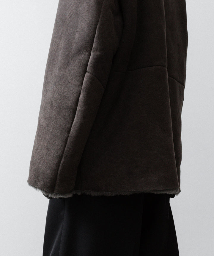 ssstein(シュタイン)のCUT-OFF MOUTON JACKET - GREY KHAKIの公式通販サイトsession福岡セレクトショップ