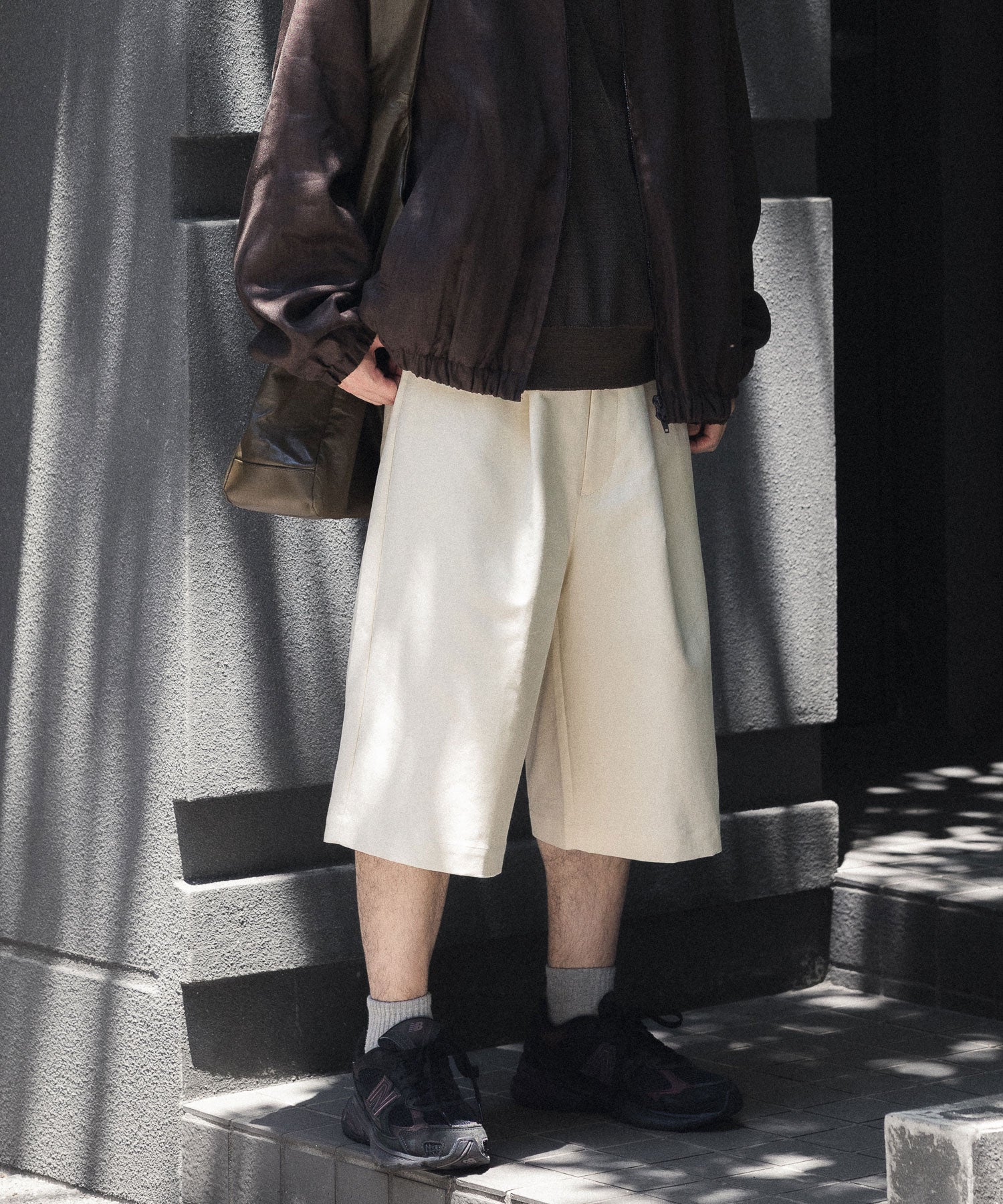 buttstain ショーツ ホルスタイン カウ 牛 ヴィンテージ ssstein / シュタイン】DOUBLE WEAVE COTTON SHORTS - CREAM | 公式