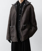 画像をギャラリービューアに読み込む, ssstein(シュタイン)のCUT-OFF MOUTON JACKET - GREY KHAKIの公式通販サイトsession福岡セレクトショップ
