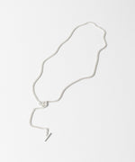 画像をギャラリービューアに読み込む, THE OBJECT ザオブジェクトWILL OB CLASP NECKLACEのSILVER 公式通販サイトsession福岡セレクトショップ
