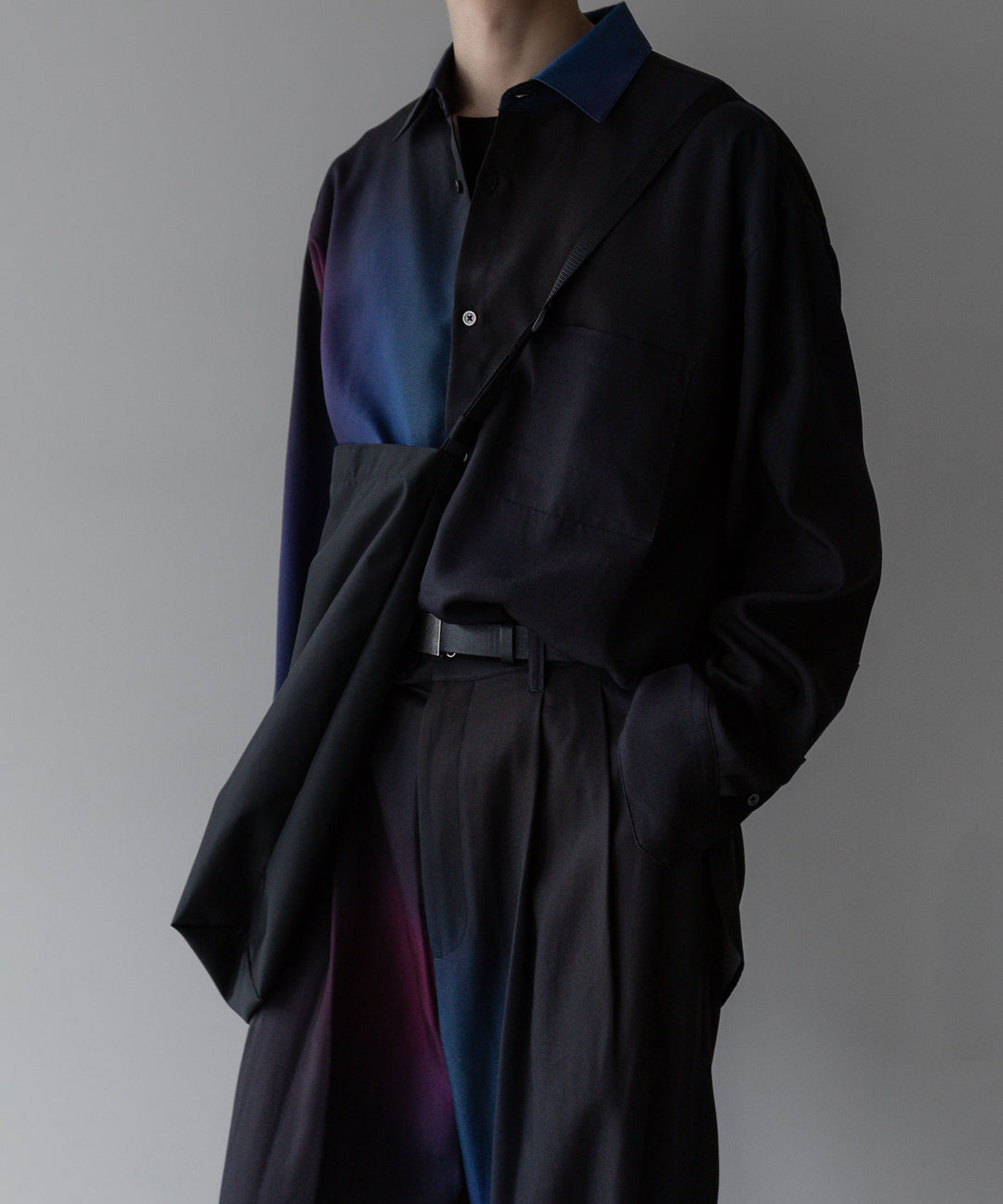 【stein】ssstein シュタインのOVERSIZED TENCEL LS SHIRT - GRADATION公式通販サイトsession福岡セレクトショップ