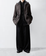 画像をギャラリービューアに読み込む, ssstein(シュタイン)のCUT-OFF MOUTON JACKET - GREY KHAKIの公式通販サイトsession福岡セレクトショップ
