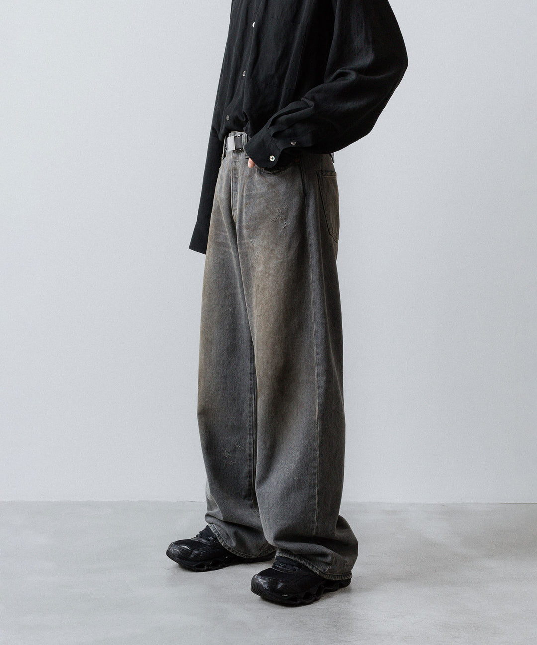 ssstein(シュタイン)のLOOSE DENIM JEANS - GREYの公式通販サイトsession福岡セレクトショップ