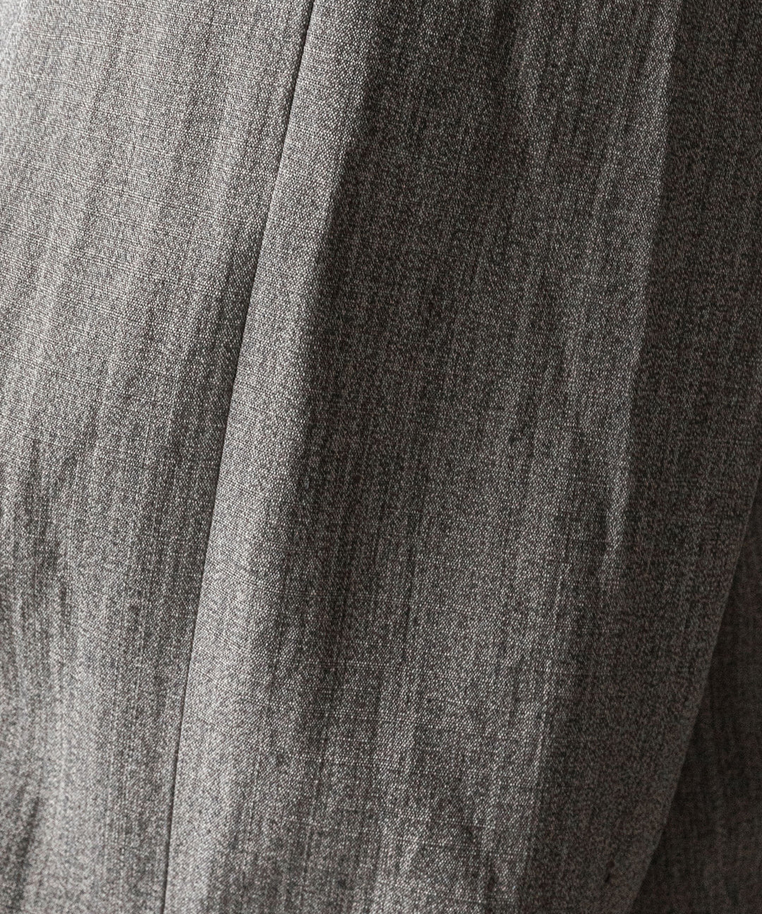 【INTÉRIM】VISCOSE SILK CANVAS MIL BAGGY TROUSER - BROWN GRAY