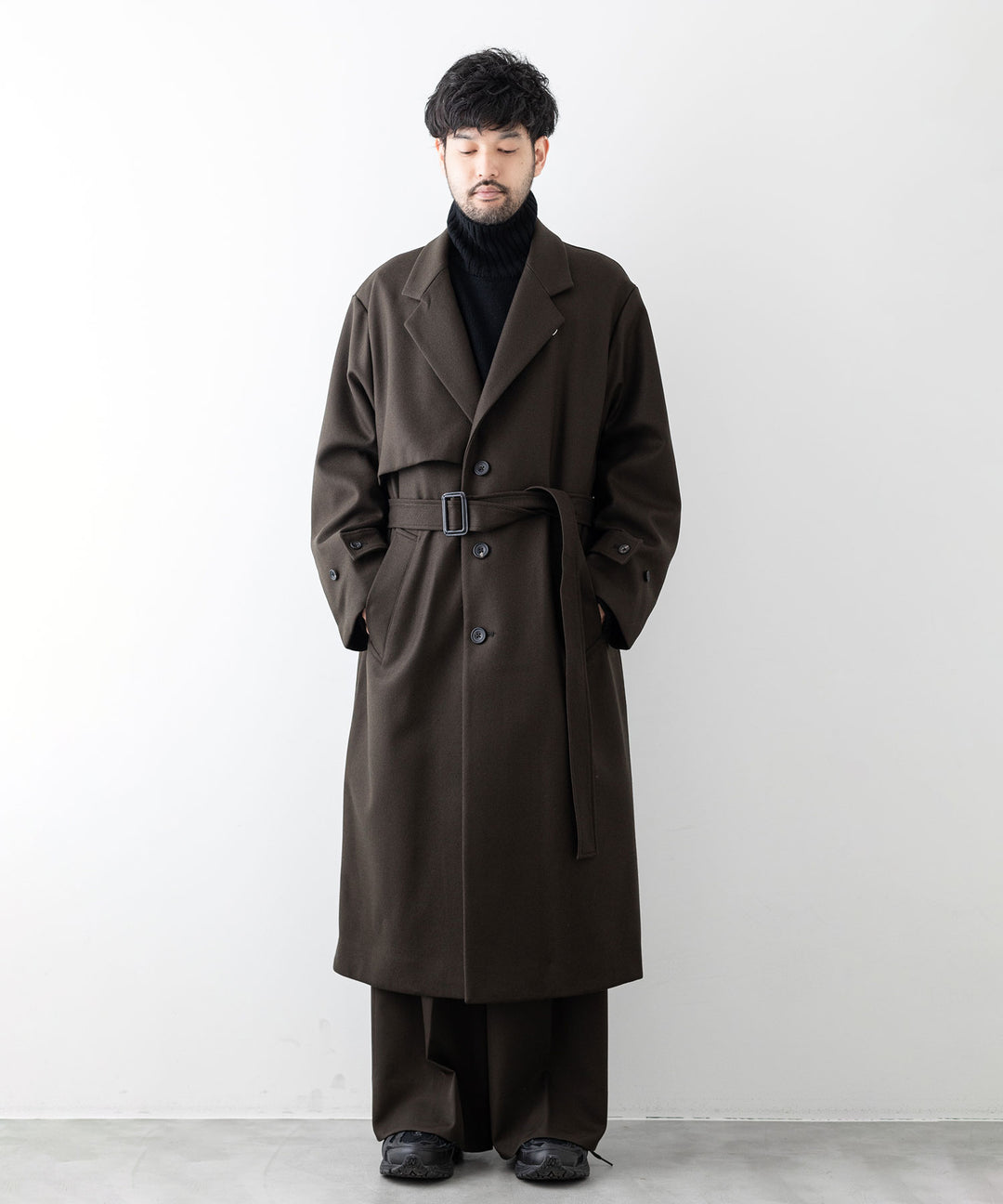 stein シュタイン 23aw LAY CHESTER COAT - MILITARY KHAKI sessionセッション福岡セレクトショップ 公式通販サイト