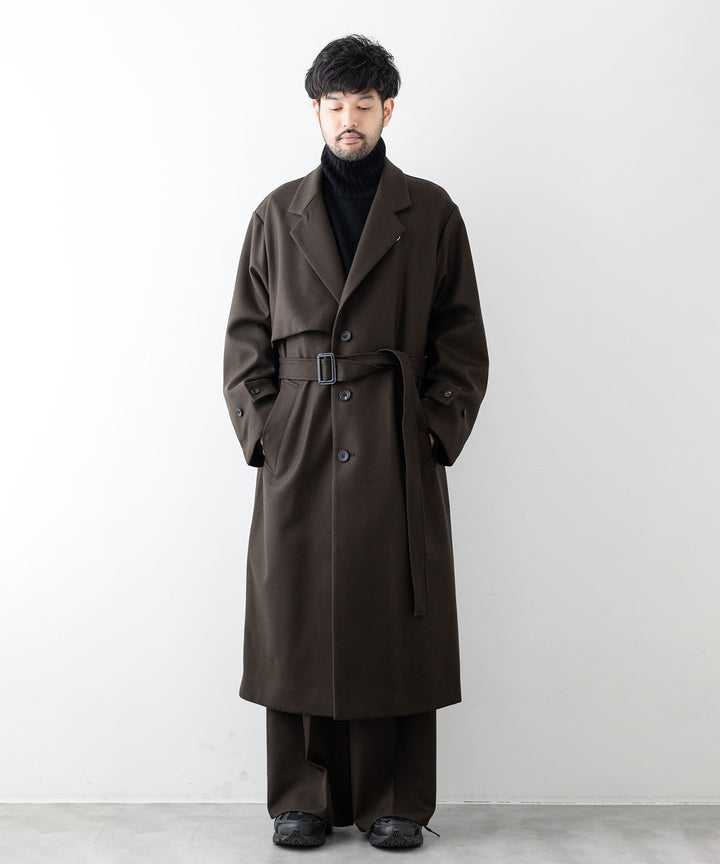 stein シュタイン 23aw LAY CHESTER COAT - MILITARY KHAKI sessionセッション福岡セレクトショップ 公式通販サイト