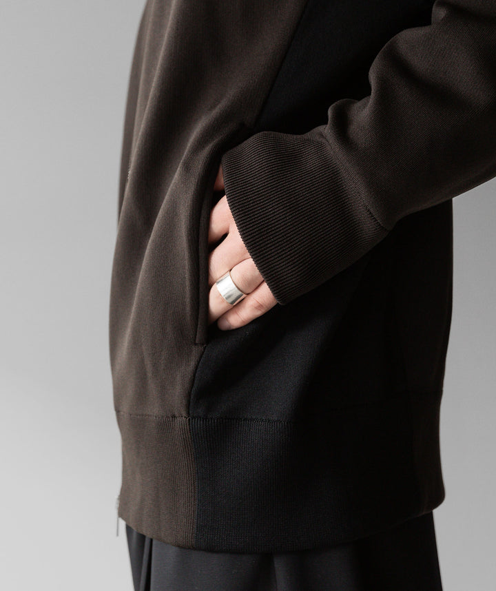 【stein】ssstein シュタインのCUPRO BICOLOR ZIP JACKETのMILITARY KHAKI × BLACK 公式通販サイトsession福岡セレクトショップ
