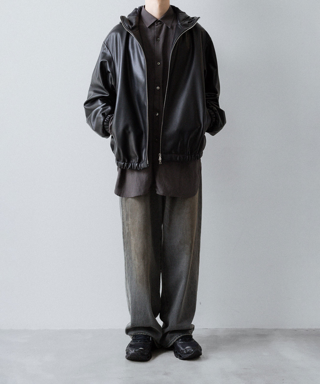 ssstein(シュタイン)のLEATHER HOODED SHORT JACKET - BLACKの公式通販サイトsession福岡セレクトショップ