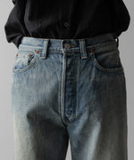 画像をギャラリービューアに読み込む, 【INTÉRIM】VINTAGE WASHED &quot;1953XX SHABBY&quot; SHUTTLE DENIM TROUSERS - NAVY
