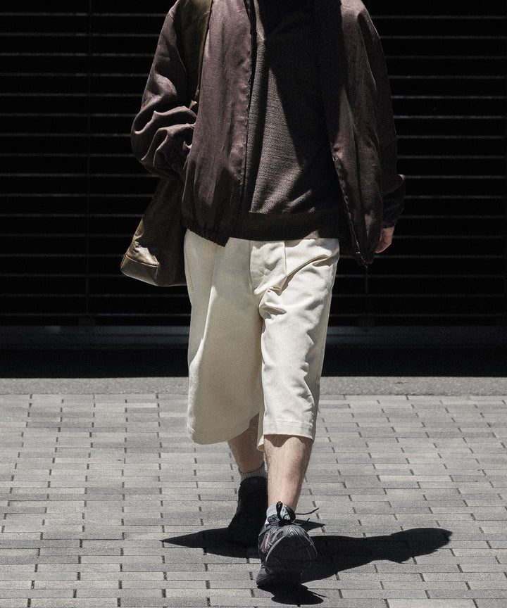 ssstein(シュタイン)のDOUBLE WEAVE COTTON SHORTS - CREAMの公式通販サイトsession福岡セレクトショップ