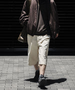 画像をギャラリービューアに読み込む, ssstein(シュタイン)のDOUBLE WEAVE COTTON SHORTS - CREAMの公式通販サイトsession福岡セレクトショップ
