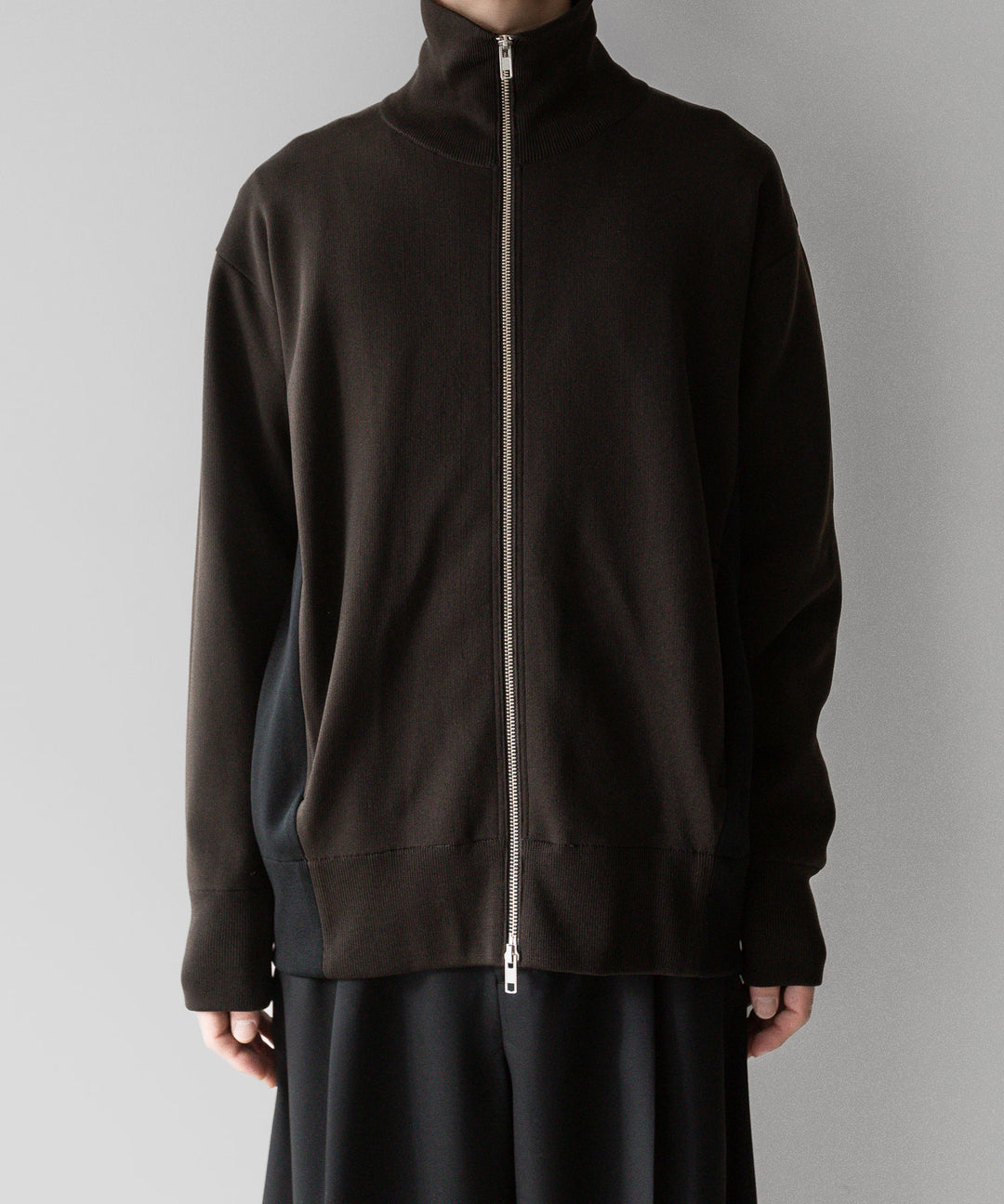 【stein】ssstein シュタインのCUPRO BICOLOR ZIP JACKETのMILITARY KHAKI × BLACK 公式通販サイトsession福岡セレクトショップ