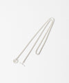 【THE OBJECT】WILL OB CLASP NECKLACE - SILVER