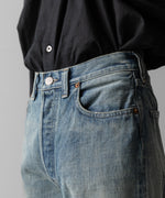 画像をギャラリービューアに読み込む, 【INTÉRIM】VINTAGE WASHED &quot;1953XX SHABBY&quot; SHUTTLE DENIM TROUSERS - NAVY
