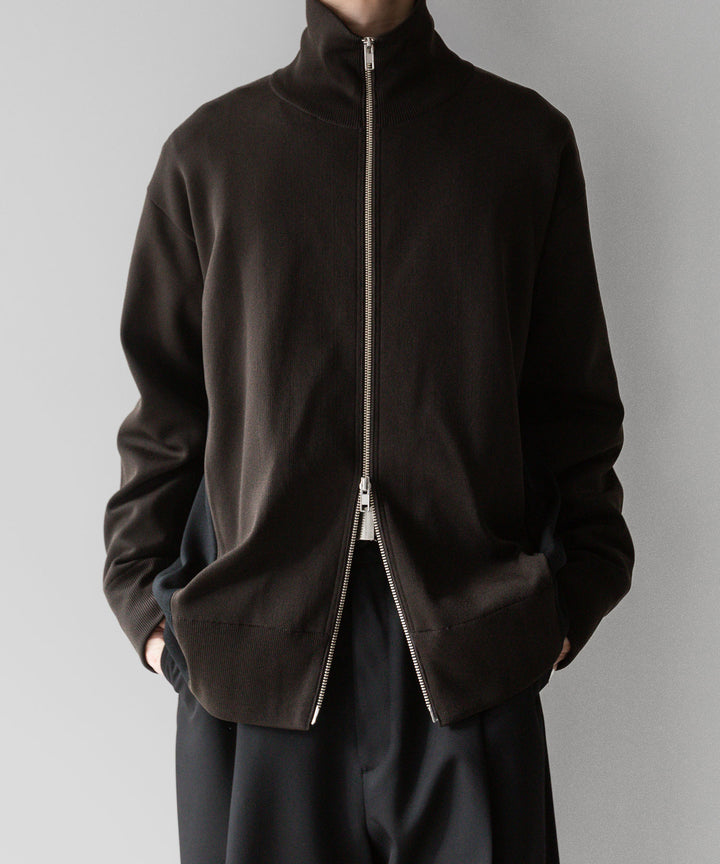 【stein】ssstein シュタインのCUPRO BICOLOR ZIP JACKETのMILITARY KHAKI × BLACK 公式通販サイトsession福岡セレクトショップ