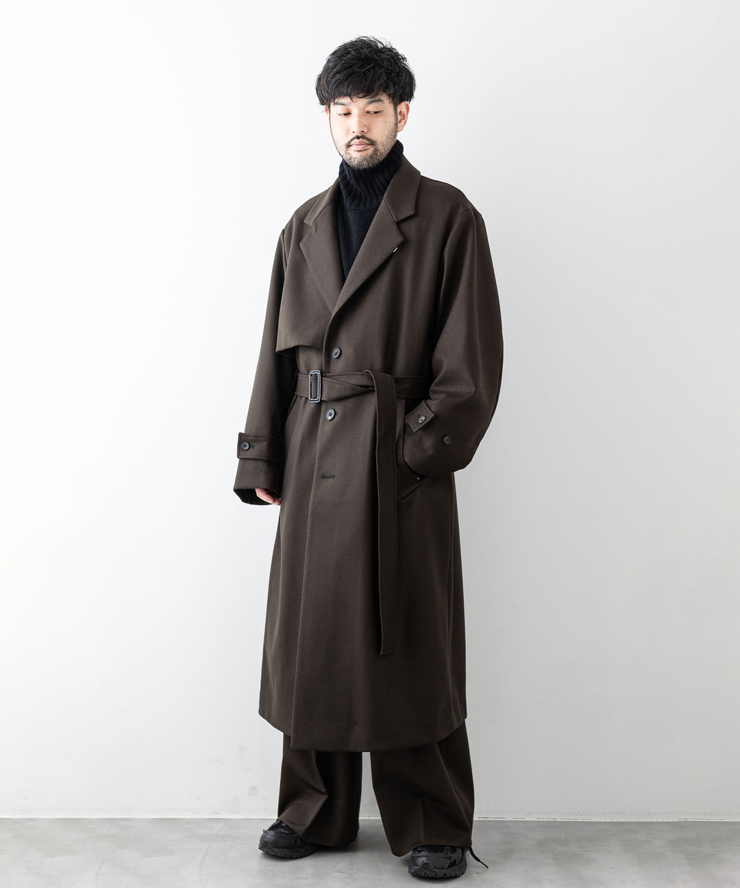 stein シュタイン 23aw LAY CHESTER COAT - MILITARY KHAKI sessionセッション福岡セレクトショップ 公式通販サイト