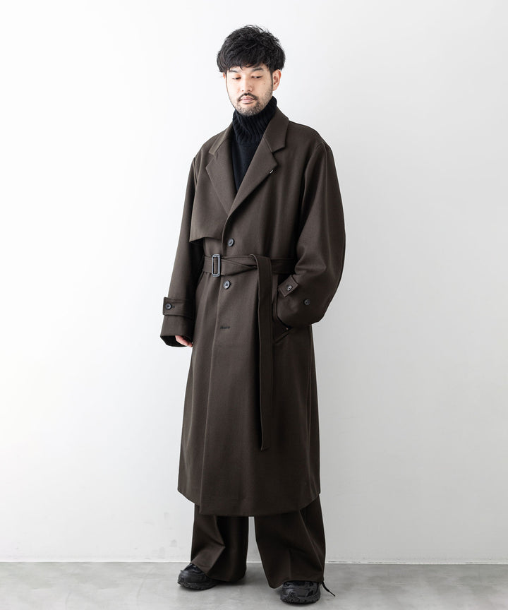 stein シュタイン 23aw LAY CHESTER COAT - MILITARY KHAKI sessionセッション福岡セレクトショップ 公式通販サイト