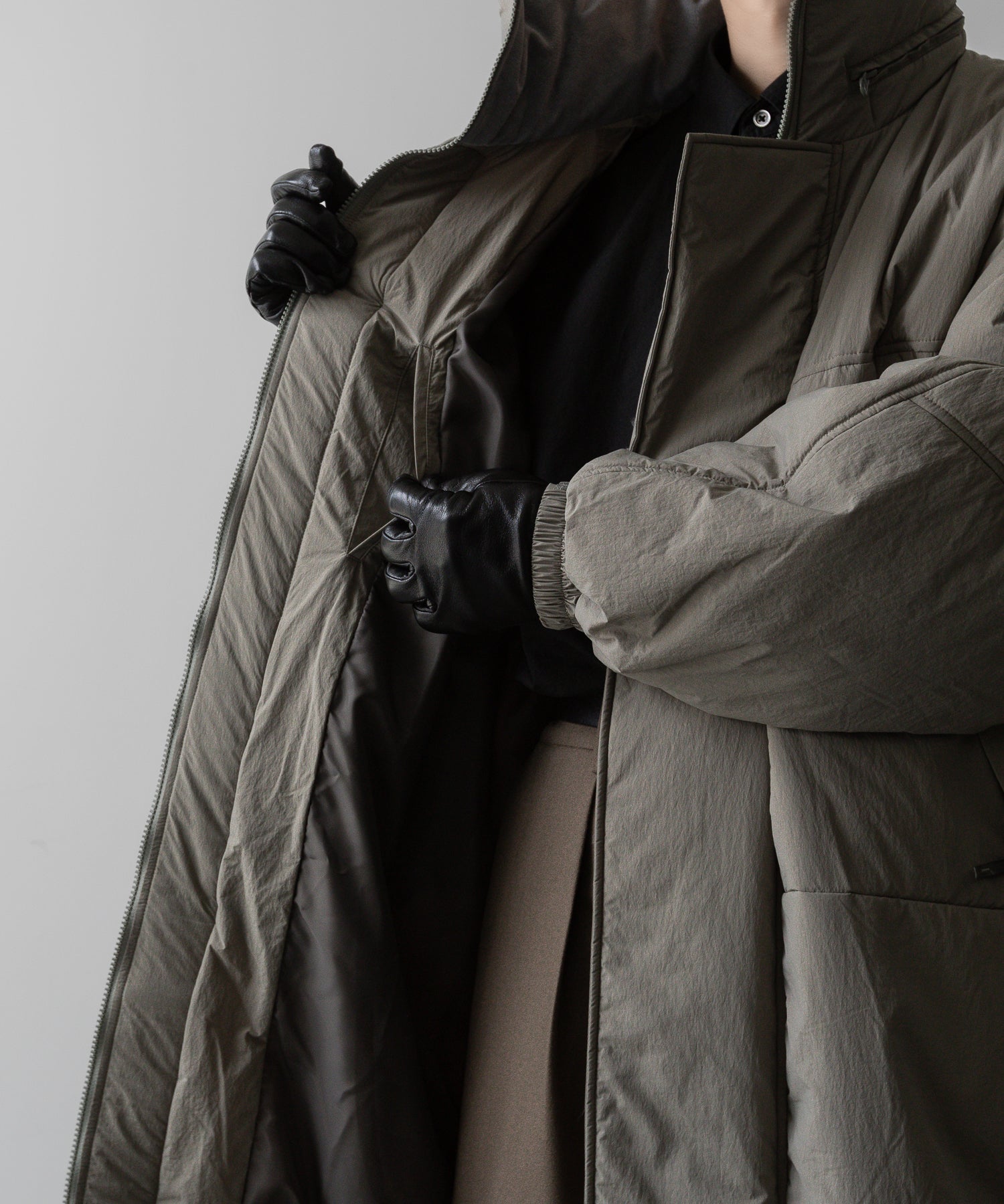 ssstein(シュタイン)の24AWコレクション PADDED MONSTER JACKET - KHAKI 公式通販サイトsession福岡セレクトショップ