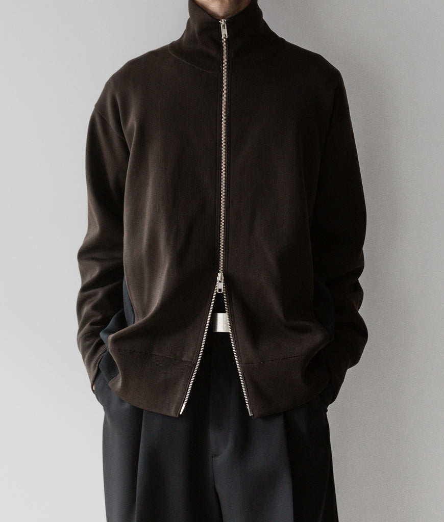 stein / シュタイン】CUPRO BICOLOR ZIP JACKET - MILITARY KHAKI
