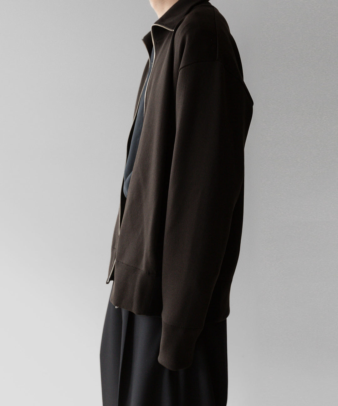 【stein】ssstein シュタインのCUPRO BICOLOR ZIP JACKETのMILITARY KHAKI × BLACK 公式通販サイトsession福岡セレクトショップ