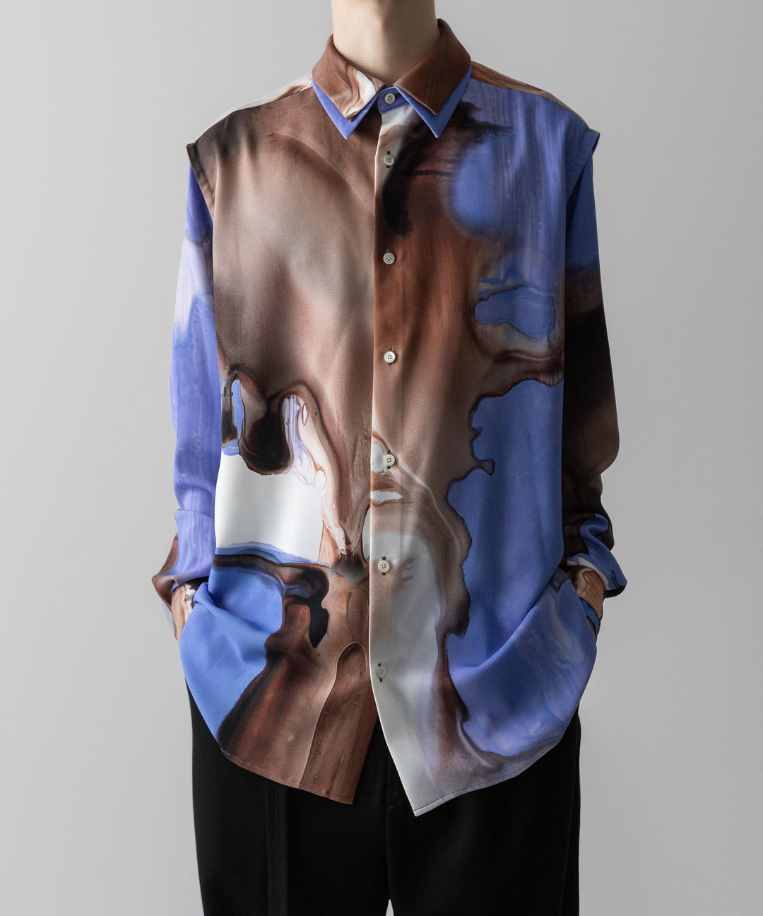 UJOH - ウジョー×KANAKO SASAKIのW COLLAR SHIRTのWHITE公式通販サイトsession福岡セレクトショップ