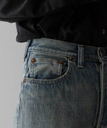 画像をギャラリービューアに読み込む, 【INTÉRIM】VINTAGE WASHED &quot;1953XX SHABBY&quot; SHUTTLE DENIM TROUSERS - NAVY
