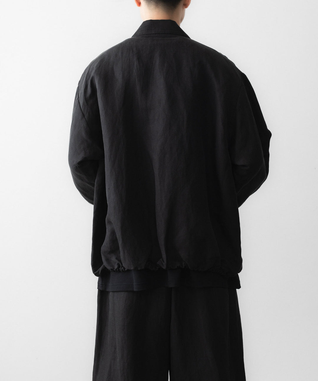 ssstein(シュタイン)のSILK LINEN TWILL LIGHT ZIP JACKET - BLACKの公式通販サイトsession福岡セレクトショップ