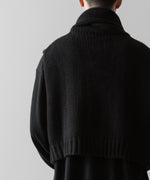 画像をギャラリービューアに読み込む, The Viridi-anne ザ ヴィリディアンのKNIT VEST - BLACKの公式通販サイトsession福岡セレクトショップ
