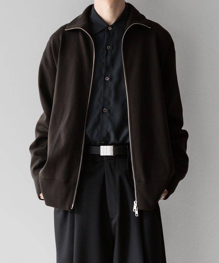 【stein】ssstein シュタインのCUPRO BICOLOR ZIP JACKETのMILITARY KHAKI × BLACK 公式通販サイトsession福岡セレクトショップ