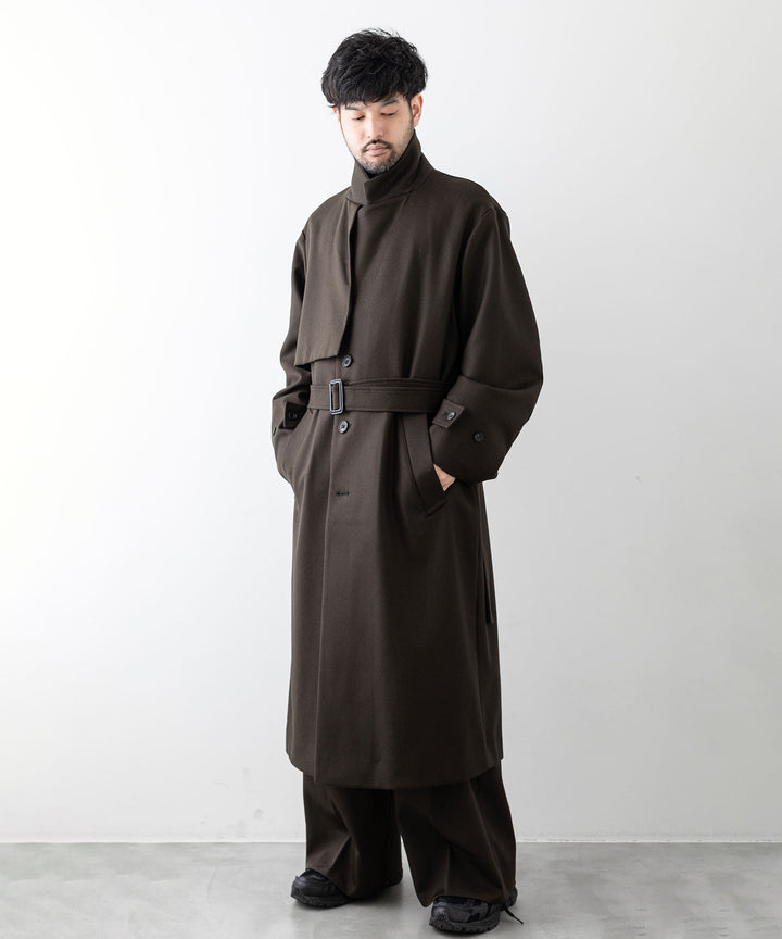 stein シュタイン 23aw LAY CHESTER COAT - MILITARY KHAKI sessionセッション福岡セレクトショップ 公式通販サイト