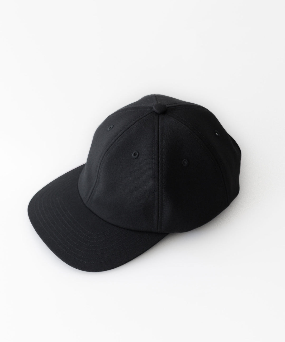 INTÉRIM - インテリムのPURE BLACK WOOL 6P CAPのBLACK sessionセッション福岡セレクトショップ 公式通販サイト