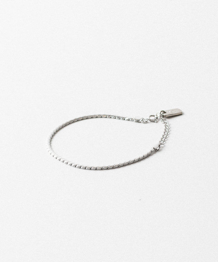 THE OBJECT ザオブジェクトNARROW DESIGN SNAKE BRACELETのSILVER 公式通販サイトsession福岡セレクトショップ