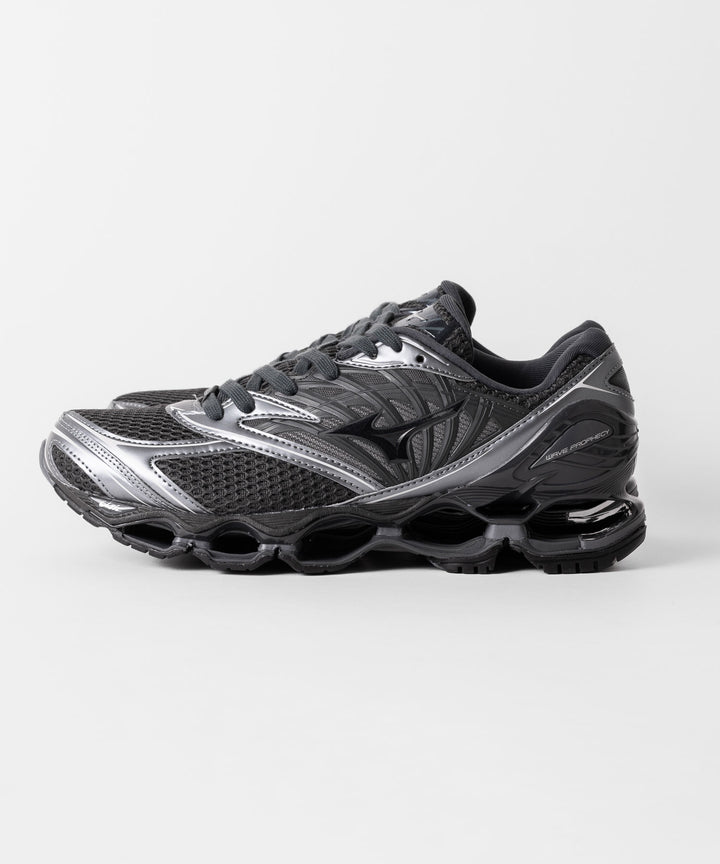【MIZUNO】ミズノのWAVE PROPHECY LS - BLACK×BLACK×METALLIC GREY