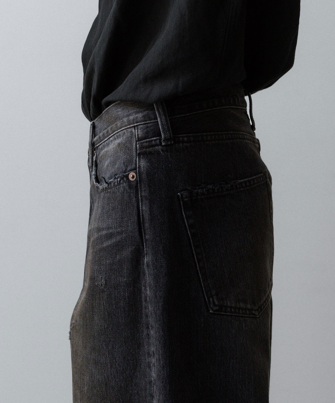 ssstein(シュタイン)のLOOSE DENIM JEANS - BLACKの公式通販サイトsession福岡セレクトショップ