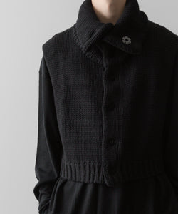 The Viridi-anne ザ ヴィリディアンのKNIT VEST - BLACKの公式通販サイトsession福岡セレクトショップ