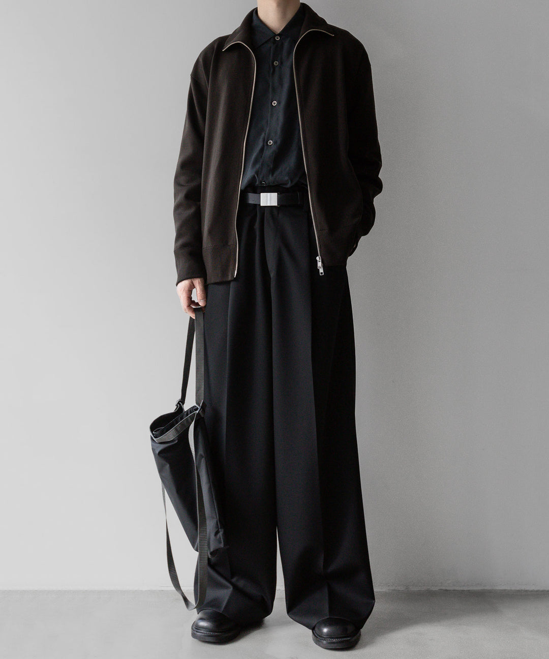 【stein】ssstein シュタインのCUPRO BICOLOR ZIP JACKETのMILITARY KHAKI × BLACK 公式通販サイトsession福岡セレクトショップ