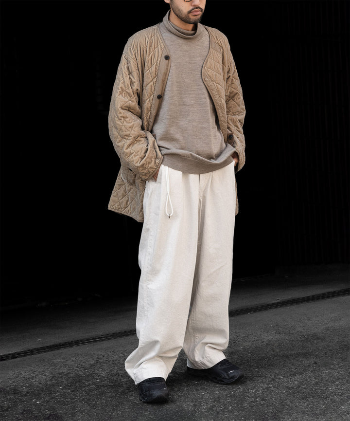 ANTHEM A アンセムエーのWASHED DENIM NO-BRAINER PANTSのECRU 公式通販サイトsession福岡セレクトショップ