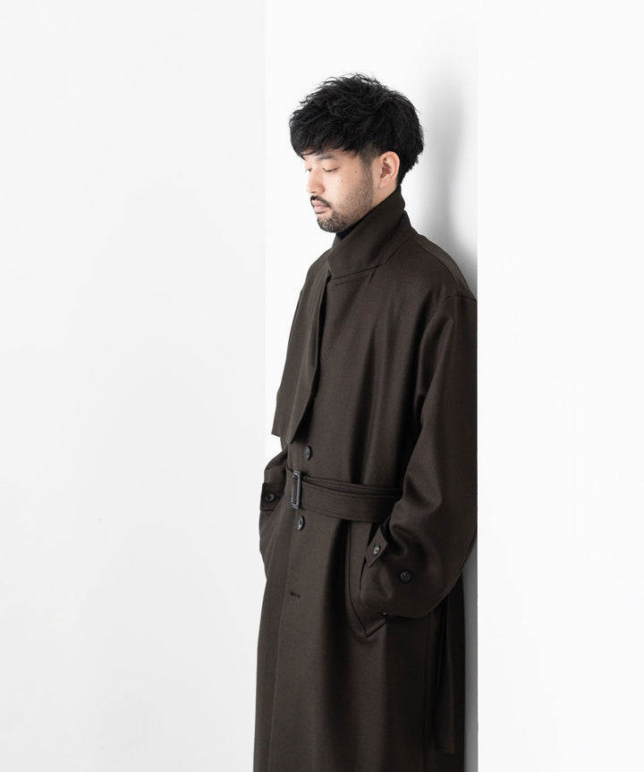 stein シュタイン 23aw LAY CHESTER COAT - MILITARY KHAKI sessionセッション福岡セレクトショップ 公式通販サイト