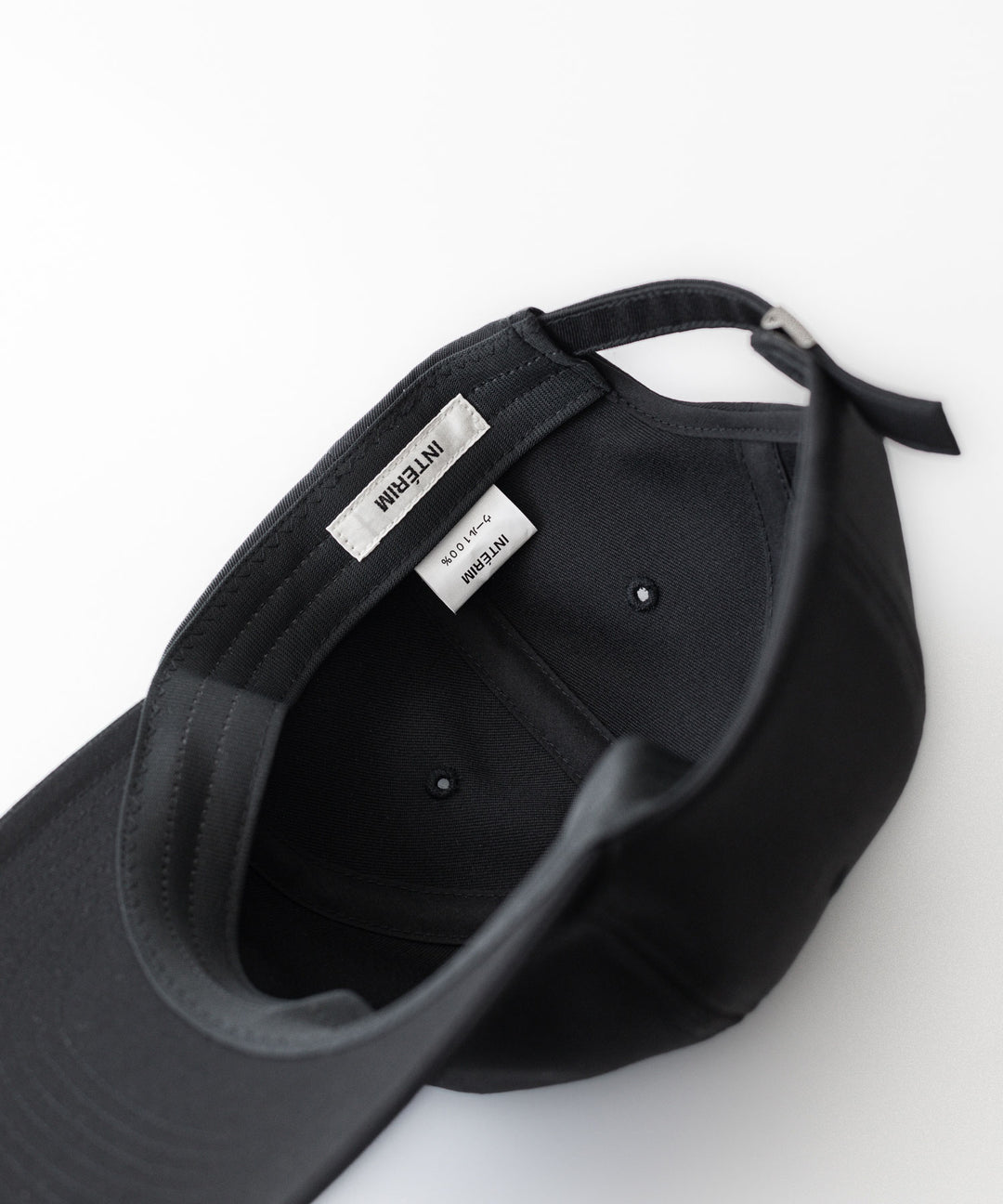 INTÉRIM - インテリムのPURE BLACK WOOL 6P CAPのBLACK sessionセッション福岡セレクトショップ 公式通販サイト