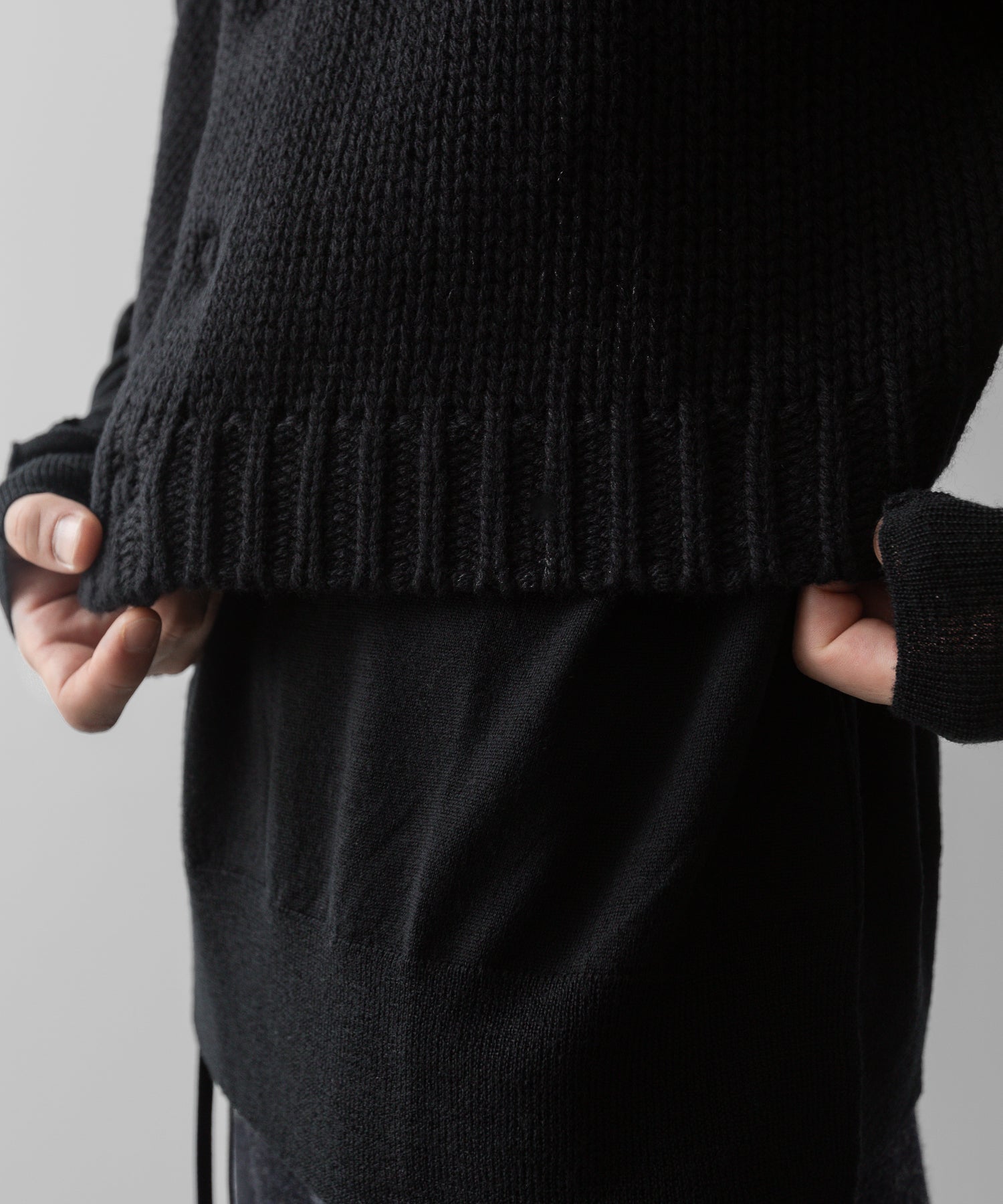 The Viridi-anne ザ ヴィリディアンのKNIT VEST - BLACKの公式通販サイトsession福岡セレクトショップ