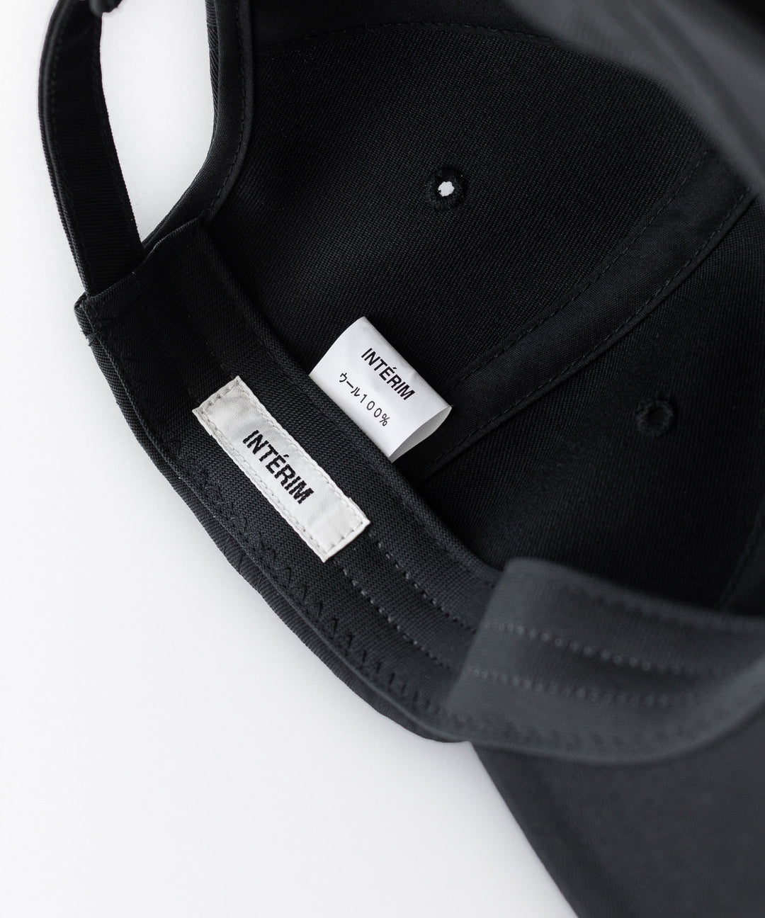 INTÉRIM - インテリムのPURE BLACK WOOL 6P CAPのBLACK sessionセッション福岡セレクトショップ 公式通販サイト