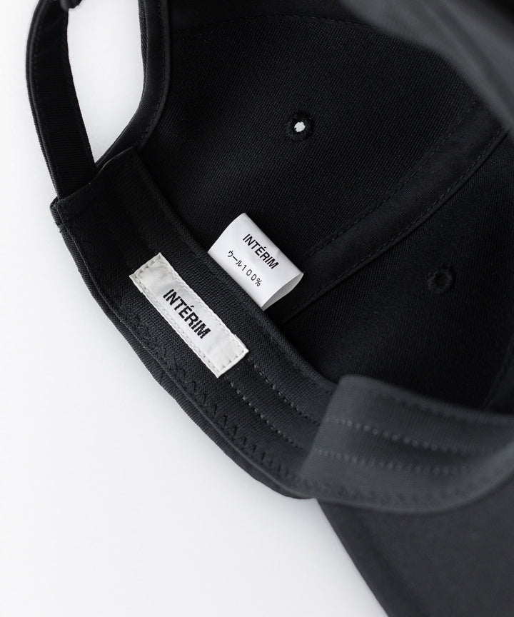 INTÉRIM - インテリムのPURE BLACK WOOL 6P CAPのBLACK sessionセッション福岡セレクトショップ 公式通販サイト