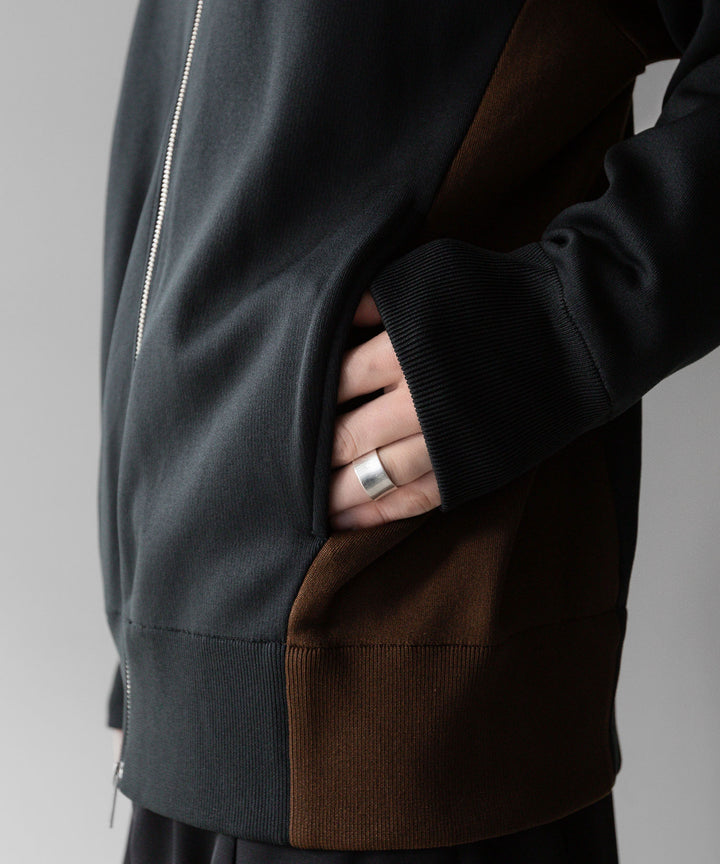 【stein】ssstein シュタインのCUPRO BICOLOR ZIP JACKETのCAMEL × CHARCOAL 公式通販サイトsession福岡セレクトショップ